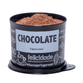 Tupper redondinha Chocolate 390g 